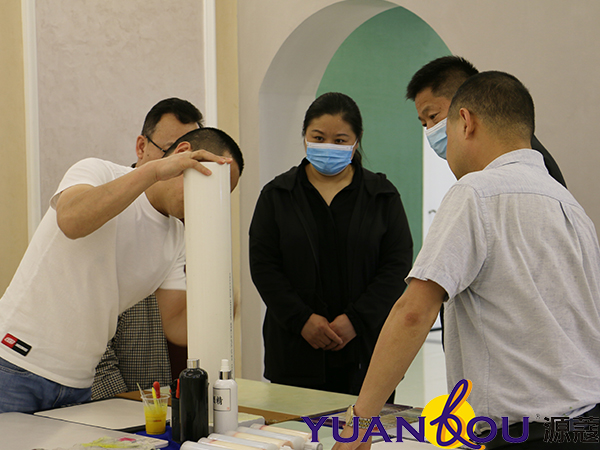 河南寧陵縣王縣長(zhǎng)蒞臨廣東奢蔻新材料