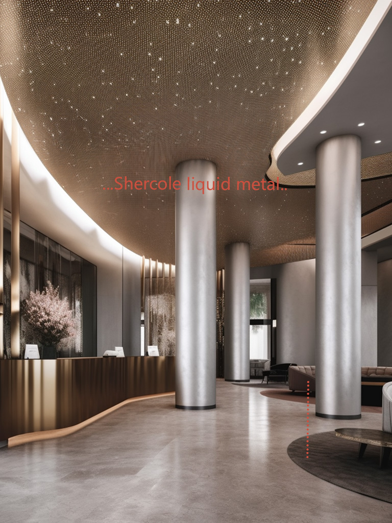 液態(tài)金屬能應(yīng)用到售樓部哪方面裝飾？